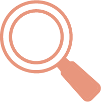 a close up of a magnifying glass