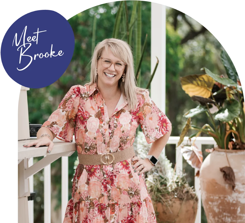 interior designer brooke green smiling at camera