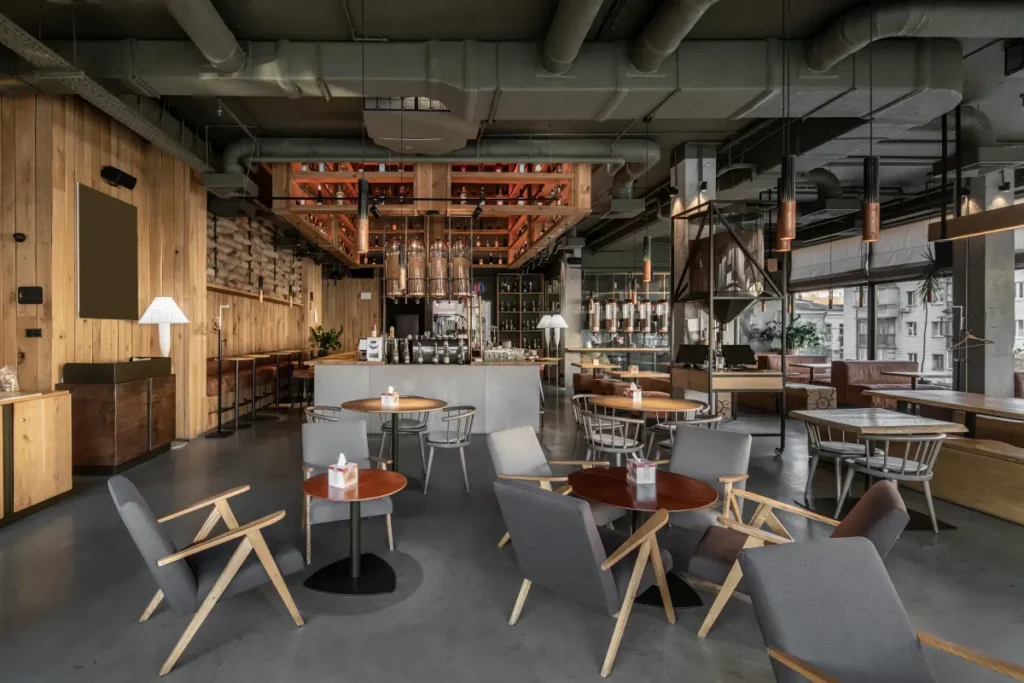 Cafe Interior Design | Blossom Design Studio